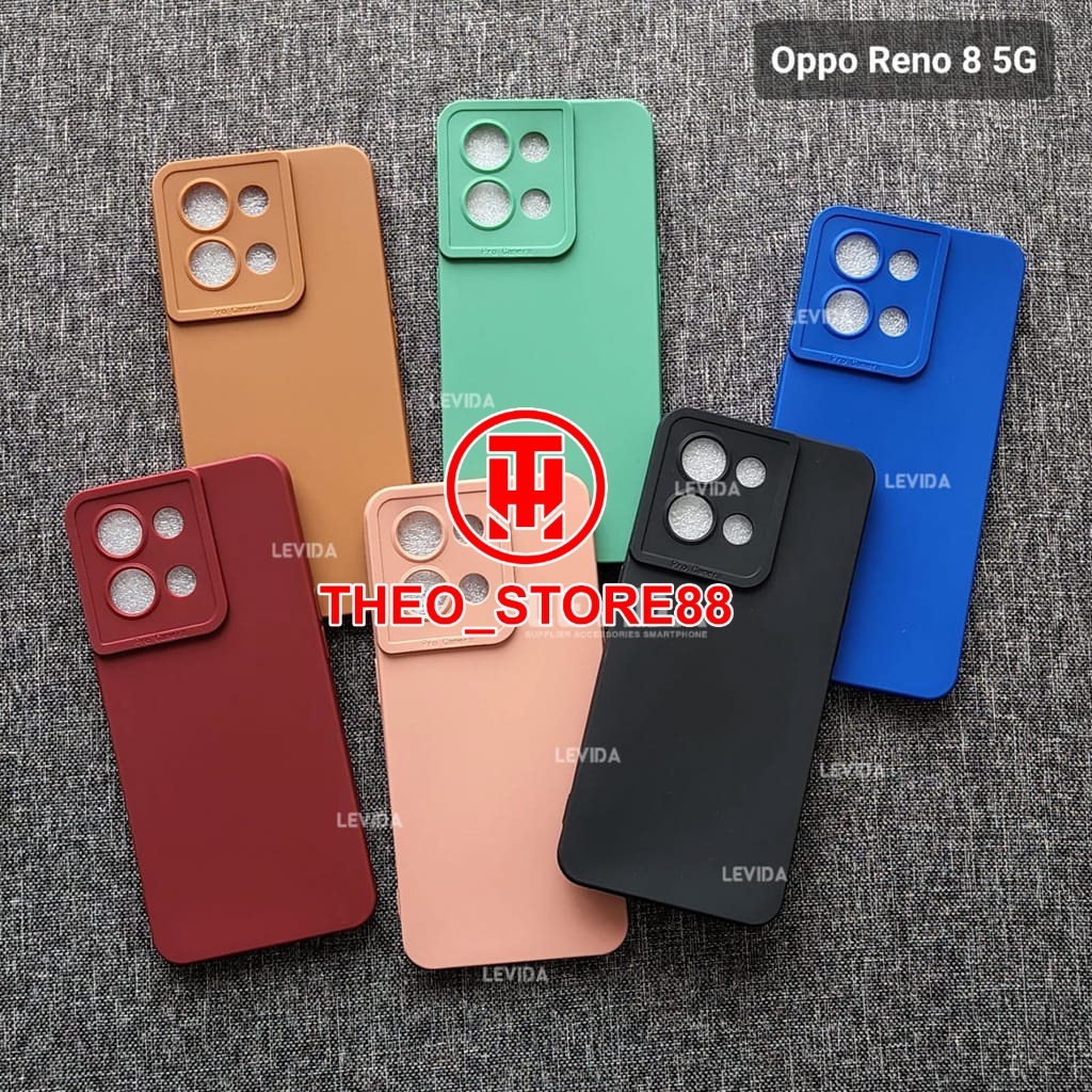 OPPO RENO 8 5G CASE PRO CAMERA MACARON WARNA OPPO RENO 8 5G