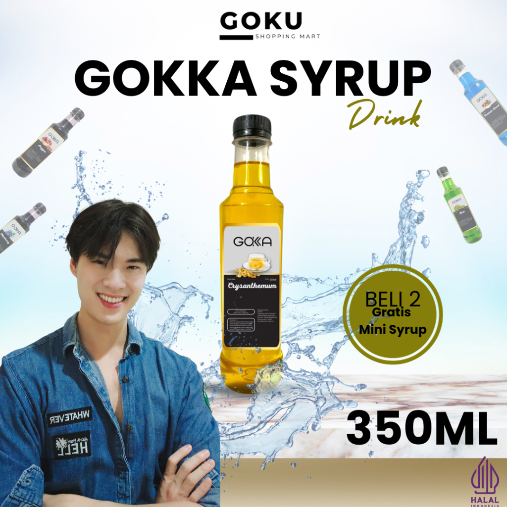 

Minuman Sirup 350ml Gokka Syrup Rasa Chrysanthemum