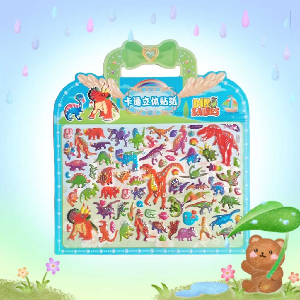 

Gambar Tempel Tas Sticker Stiker Anak Karakter Dinosaurus Dinosaur