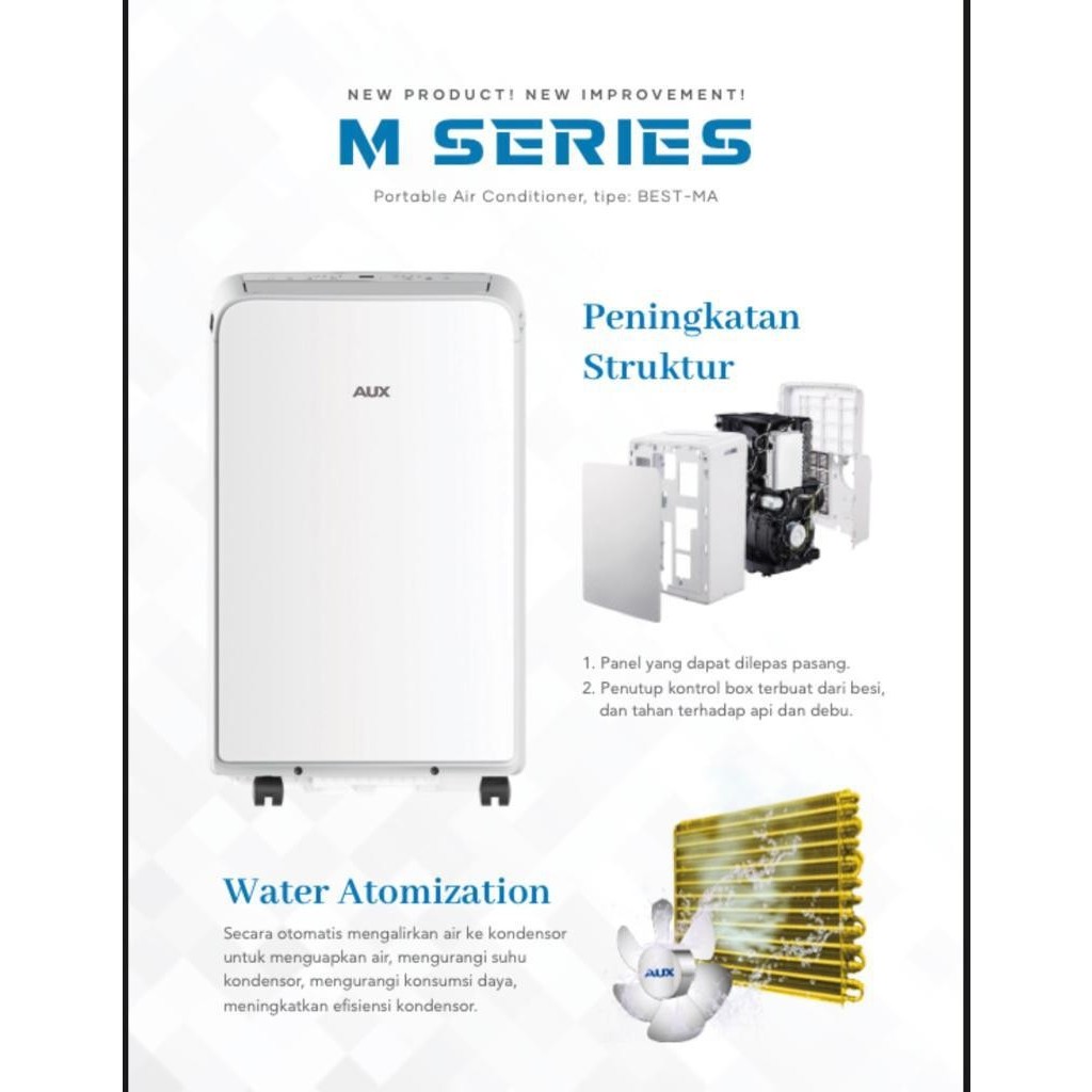 AC Portable Aux 1 PK / 1,5 PK - 1 PK