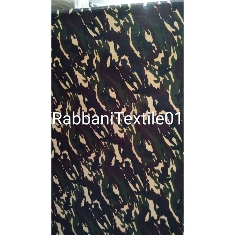 Bahan kain katun Loreng banser katun twill loreng banser katun