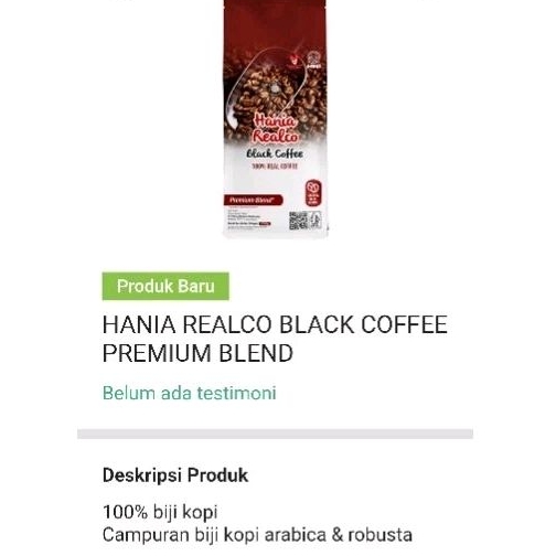 

Hania realco black coffe
