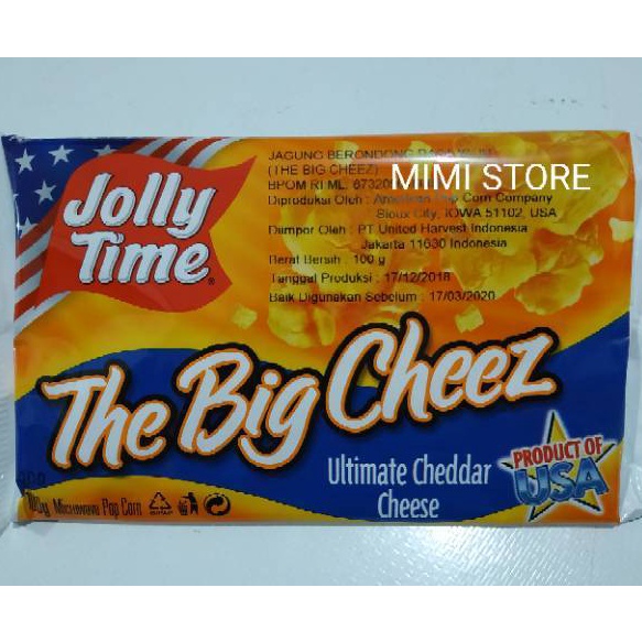 

[KODE GFRO0] POP CORN JOLLY TIME RASA THE BIG CHEESE