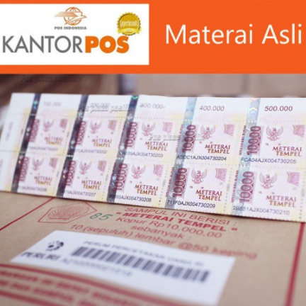 

Promo Hari Ini" READY STOCK MATERAI 10000 MATERAI ASLI AGEN RESMI - BISA ECER