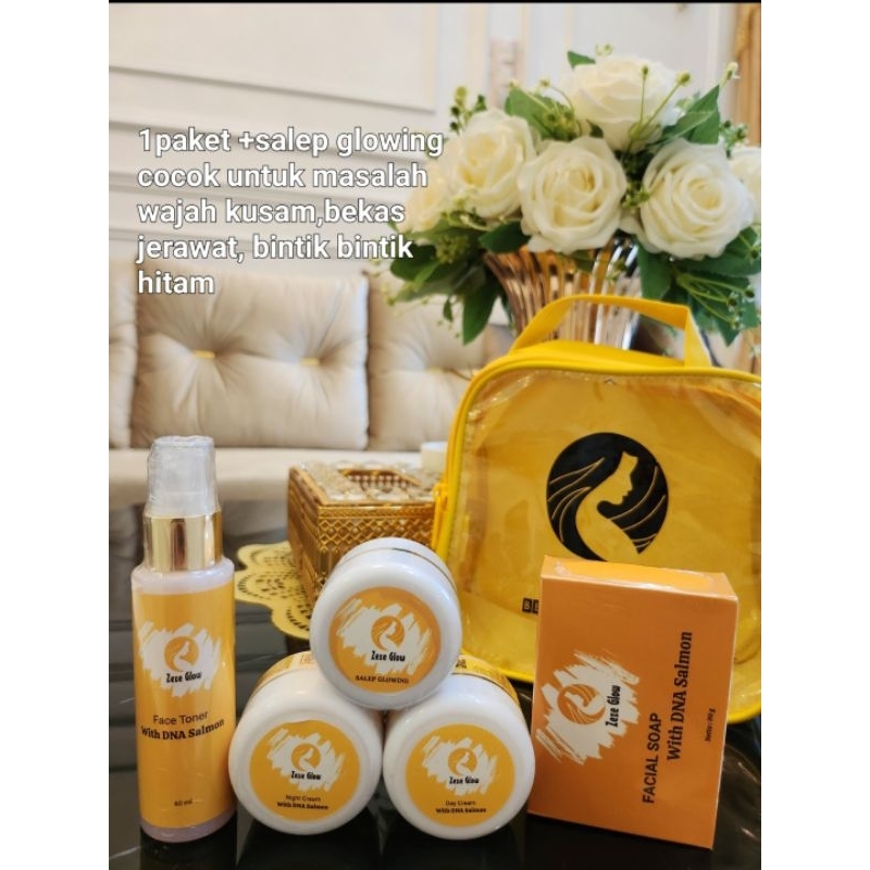 zeze glow paket + salep