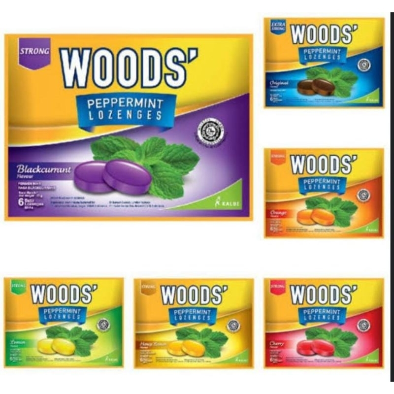 

WOODS LOZENGES 6'S