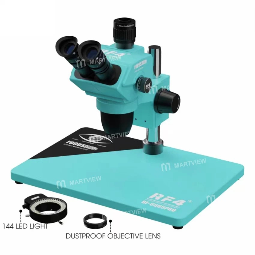 MICROSCOPE STEREO RF4 RF6565PRO 6.5X-65X TRINOCULAR ORIGINAL