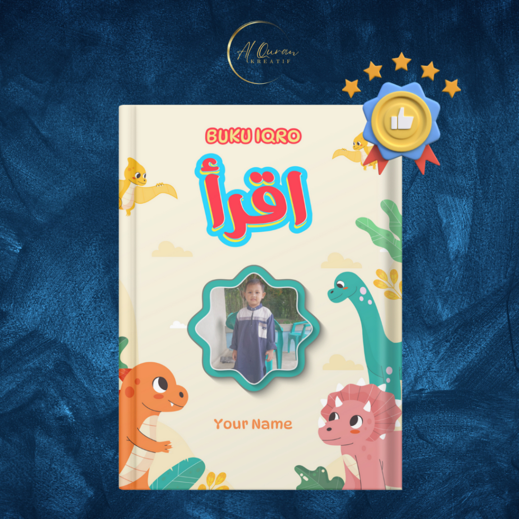 ⭐PROMO Iqra IQ02A Hard Cover Soft Cover Full Color Custom Nama IQRO KECIL Custom Eksklusif Tulis Nam
