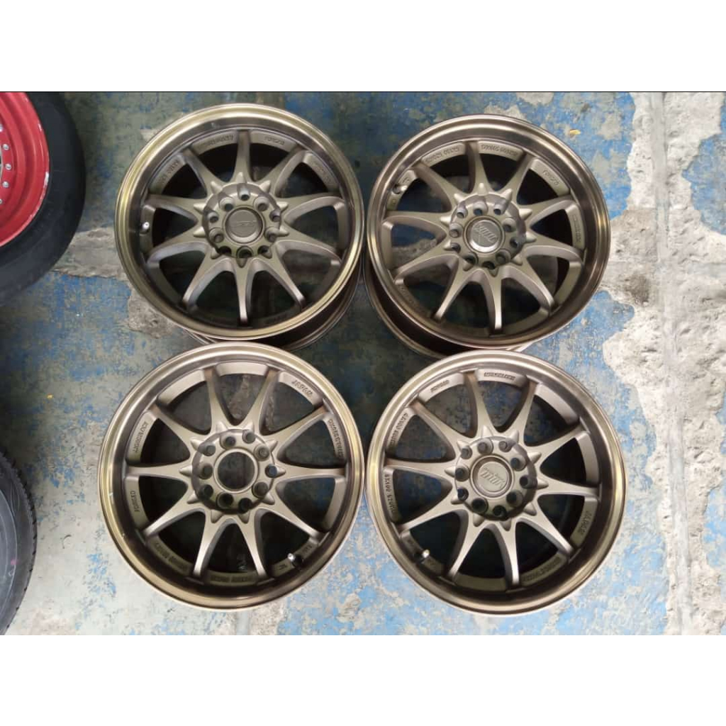 velg murah bekas ssr ring 15x6,5 seken bekas murah bekas berkualitas geratis ongkir 5x100 5x114 seke