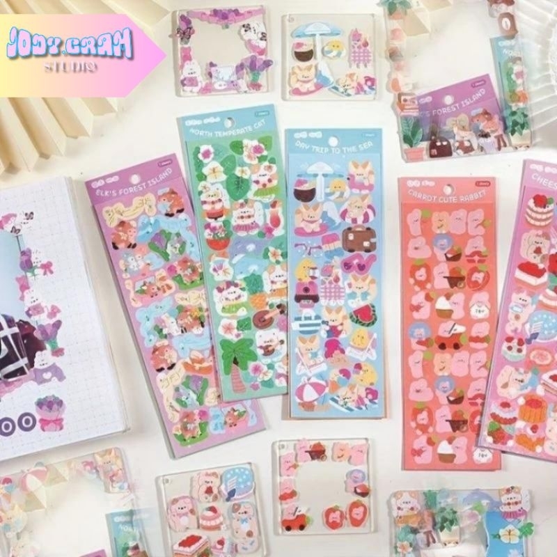 

[Jody.gram] Korean Sticker motif lucu