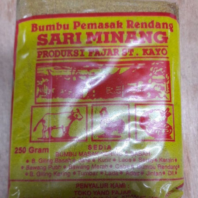 

[KODE VC8KD] Bumbu Rendang Sari Minang 250 gr