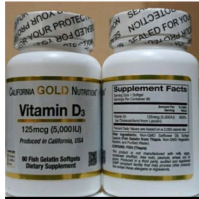 California Gold Nutrition Vitamin D3