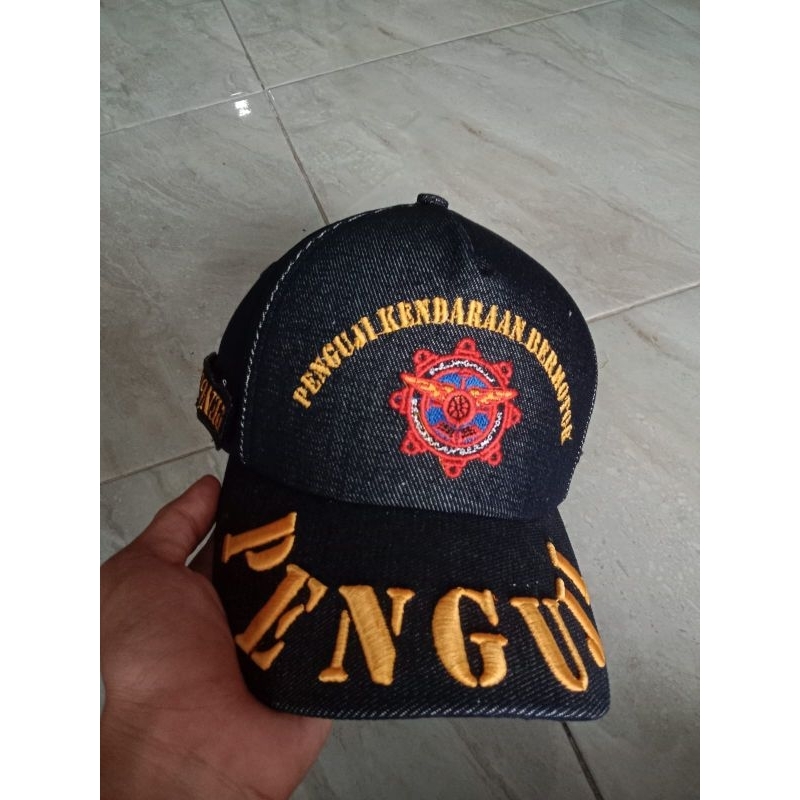 topi dishub bordir timbul penguji dan dalop