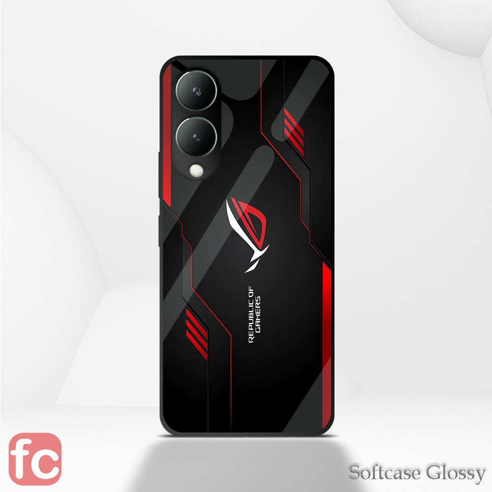 Softcase Glossy Vivo Y17s |FR67| Case Gaming Silikon Full Cover Kilau | Kesing Mika Pelindung Hp Viv