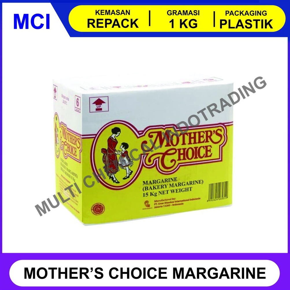 

[WGS39] MOTHER'S CHOICE MARGARINE 1 KG / MOTHERS CHOICE / BAKERY MARGARIN KUE v9r9q