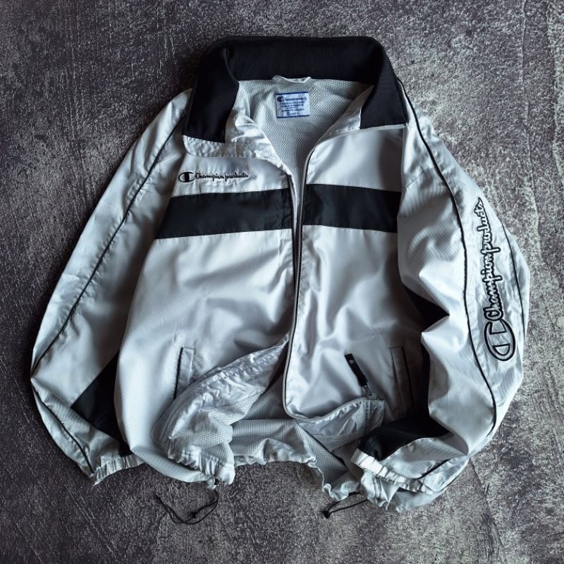 jaket windbreaker champion | jaket vintage champion