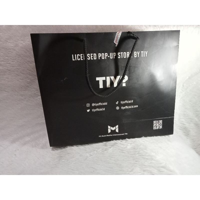 (official) BTS x Tiny Tan Paper Bag from Pop Up store Jakarta