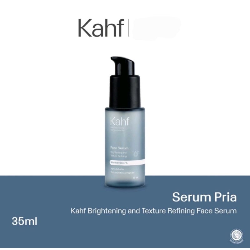 Kahf Brightening and Texture Refining Face Serum | Serum Wajah Pria Mencerahkan