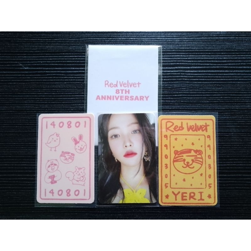 Lucky card 8th Anniversary Red Velvet Yeri