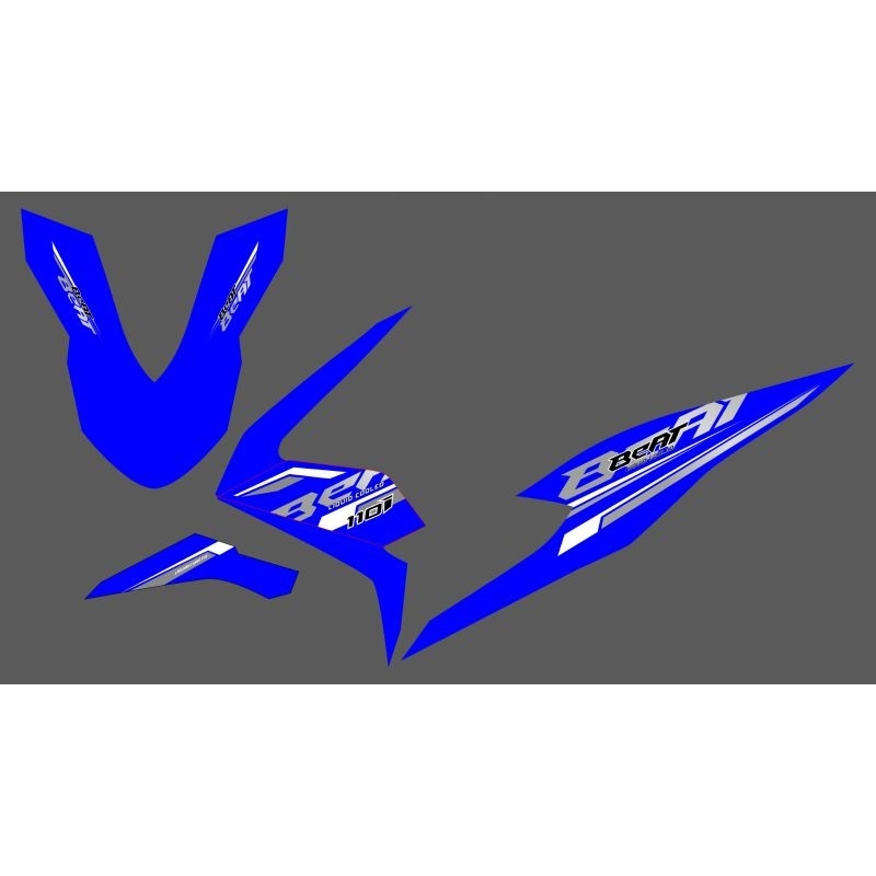 STRIPING TRANSPARAN BEAT DELUXE 110 SIMPEL ELEGANT