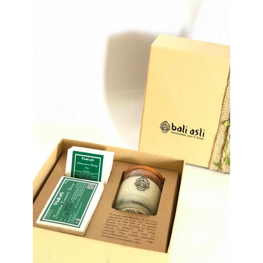 

Bali Asli Exclusive Hampers / Gift / Kado / Hadiah / Bundling Package | Bar Soap Series