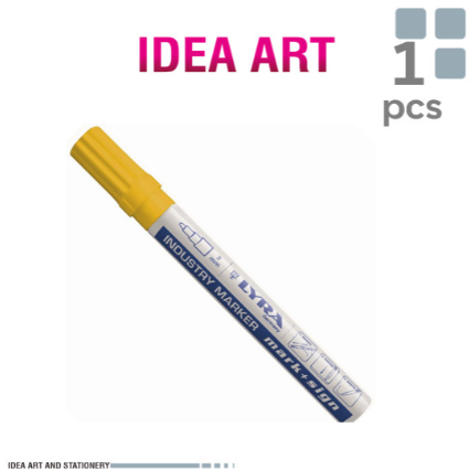 

Spidol Ban Marker Permanen Lyra Industry Marker Germany Kuning 4040007 - Satuan