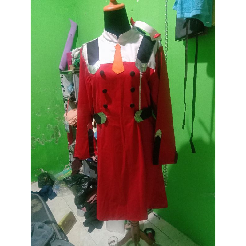 kostum cosplay zero two