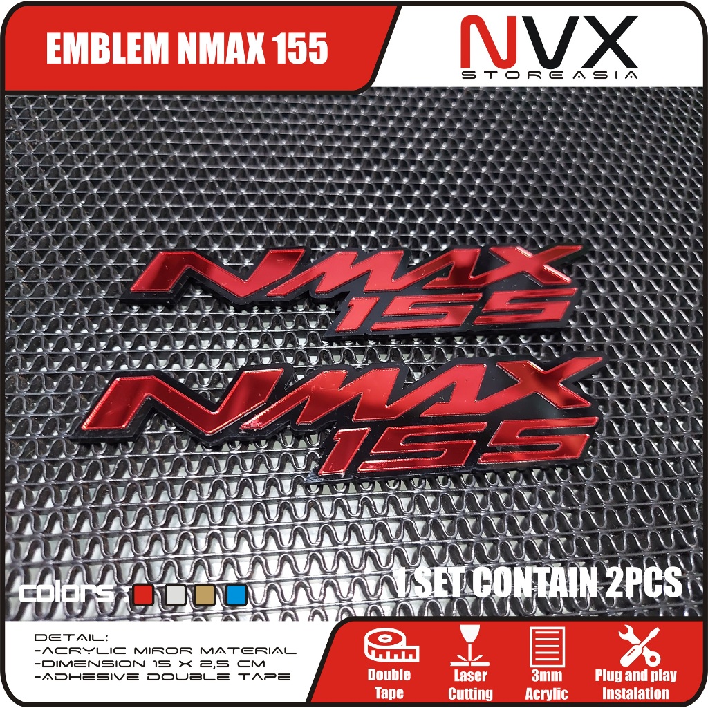 2pcs Emblem Nmax 155 YAMAHA Nmax new nmax old 155 Real picture