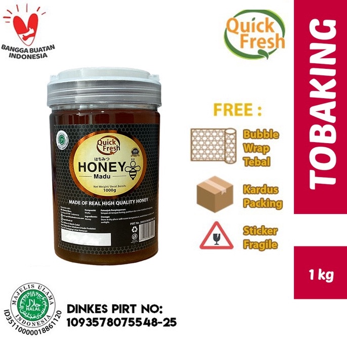 

Terl4ris Madu Murni Asli Quick Fresh Honey 1kg Bucket Plastik Langsung Order Gan
