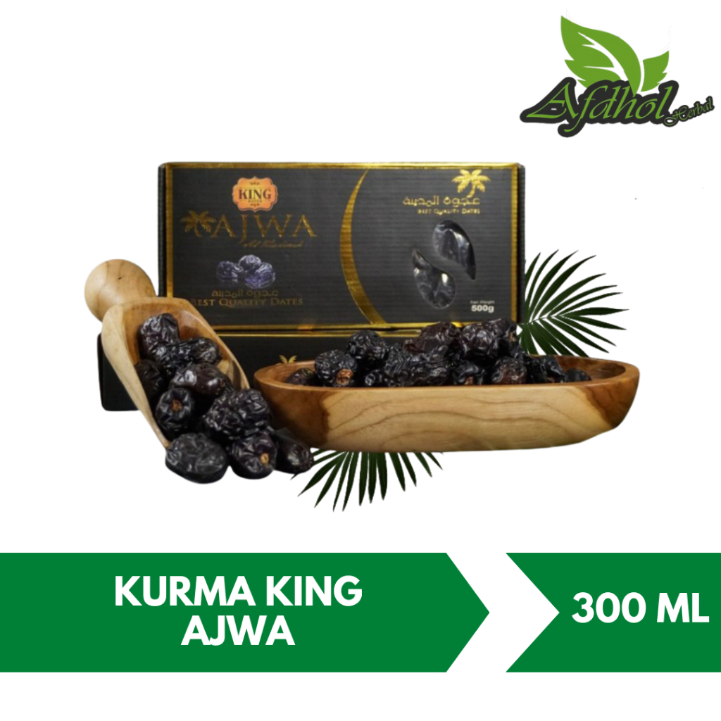 

Kurma King Dates Ajwa 500gr | King Ajwa Al Madinah | Kurma King Ajwa 500gr