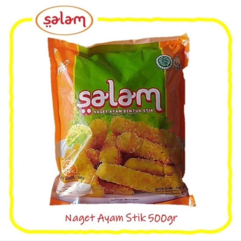 

(Khusus AREA SUMBAR)Salam Nugget Stick Ayam 500Gr