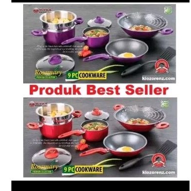 Supra cookware set 9pcs (Panci set 9pcs)