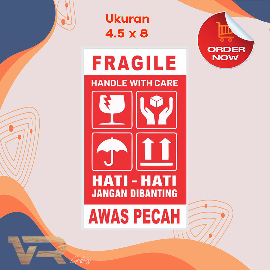 

STICKER FRAGILE Pecah Belah / stiker pecah belah awet dan murah meriah