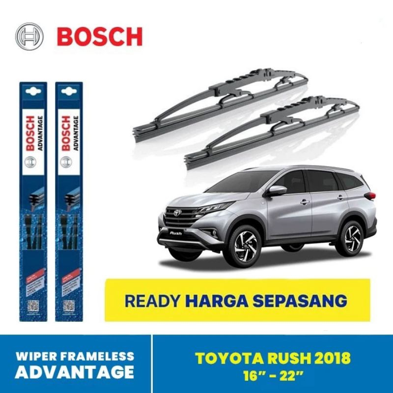 WIPER KACA DEPAN MOBIL RUSH 2018 2019 2020 2021 2022 3023 MEREK BOSCH