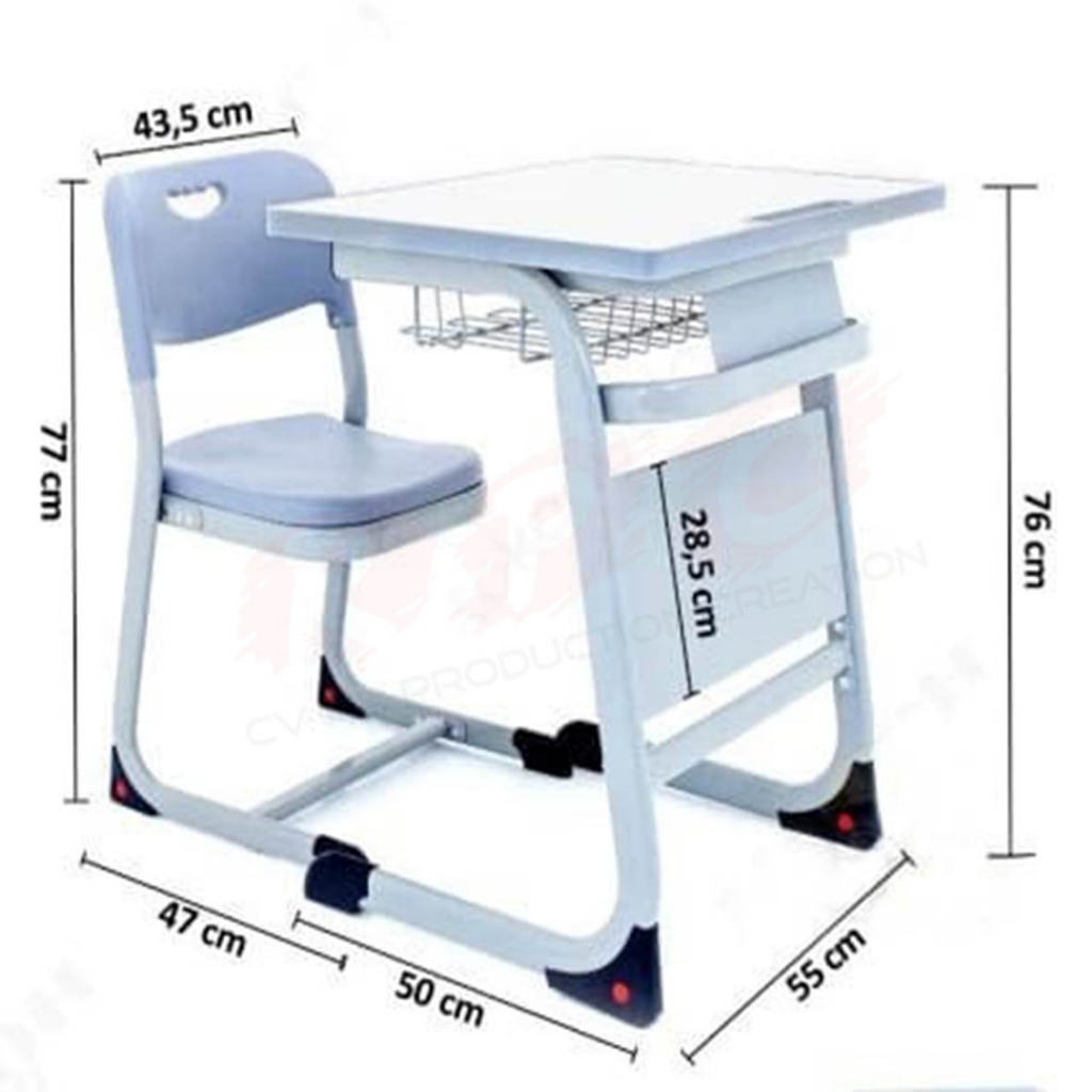 Meja Kursi Sekolah Siswa  Meja Sekolah  Meja Siswa  Meja Belajar HX-05 - kursi sekolah - Kursi Kulia