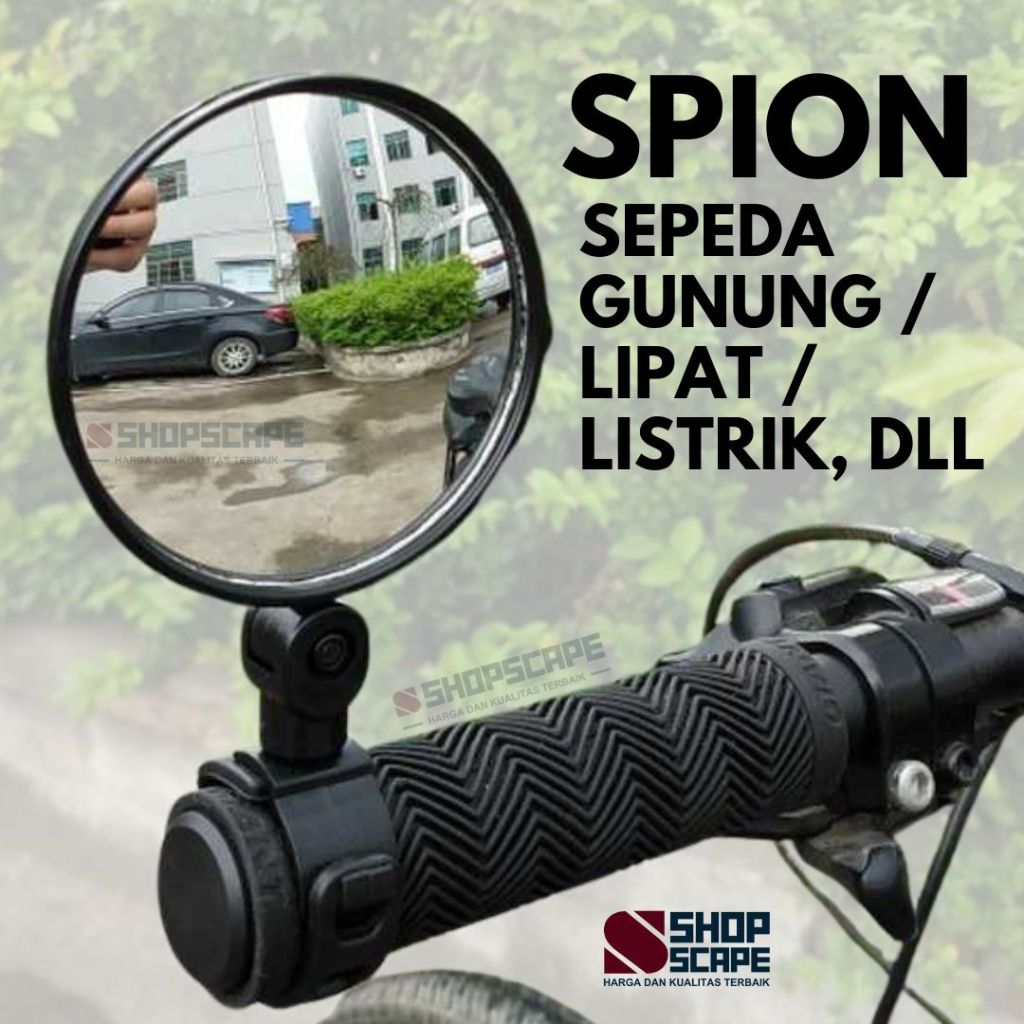 Kaca Spion Sepeda Lipat / Sepeda Gunung / Lipat Dropbar Bar End Visor