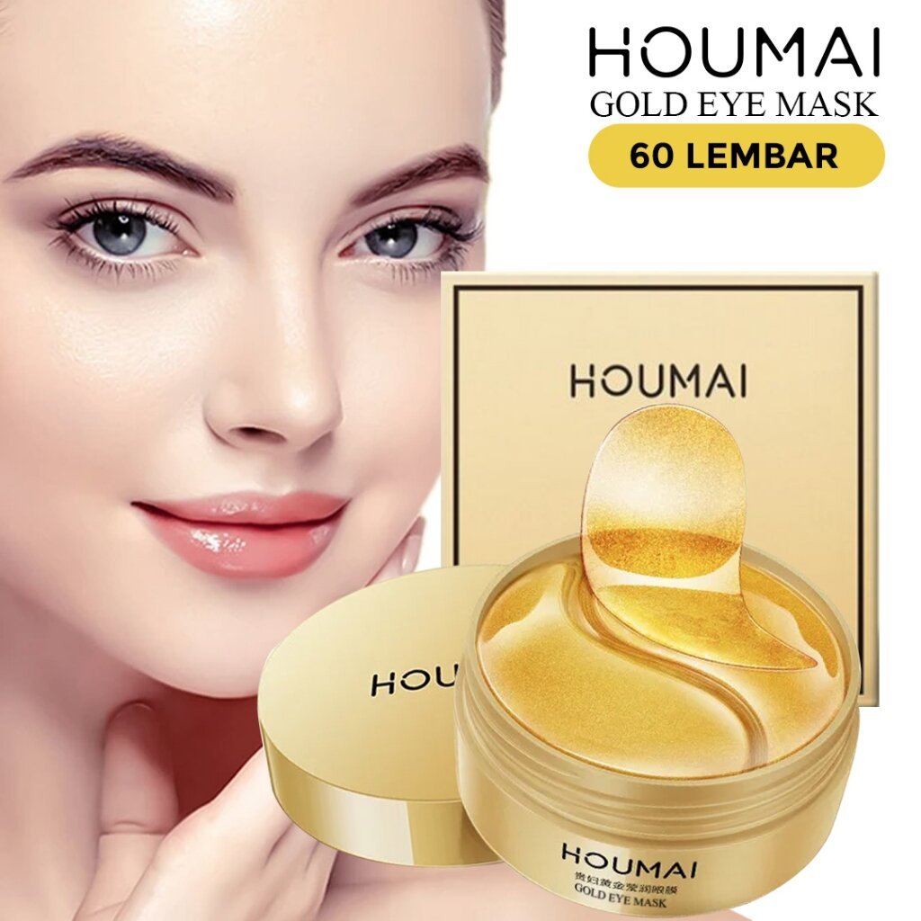 Eye Mask Masker Mata Collagen Anti Aging - 60lbr - HOUMAI Gold