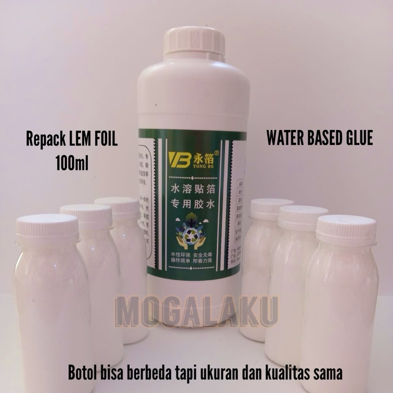 

Lem Foil Leaf Adhesive Lem Water Based Lem Gilding Sheet Foil Emas 100ml SF6