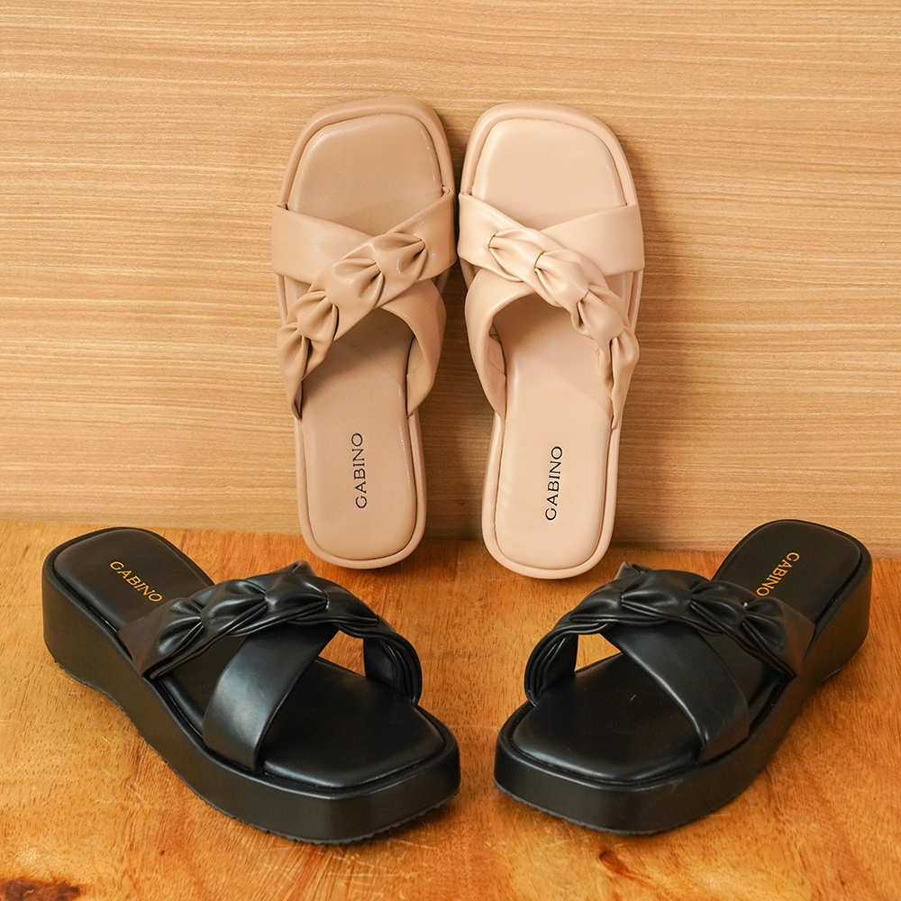Gabino Sandal Wanita Wedges Slip On Casual Vinia - G1CB3008