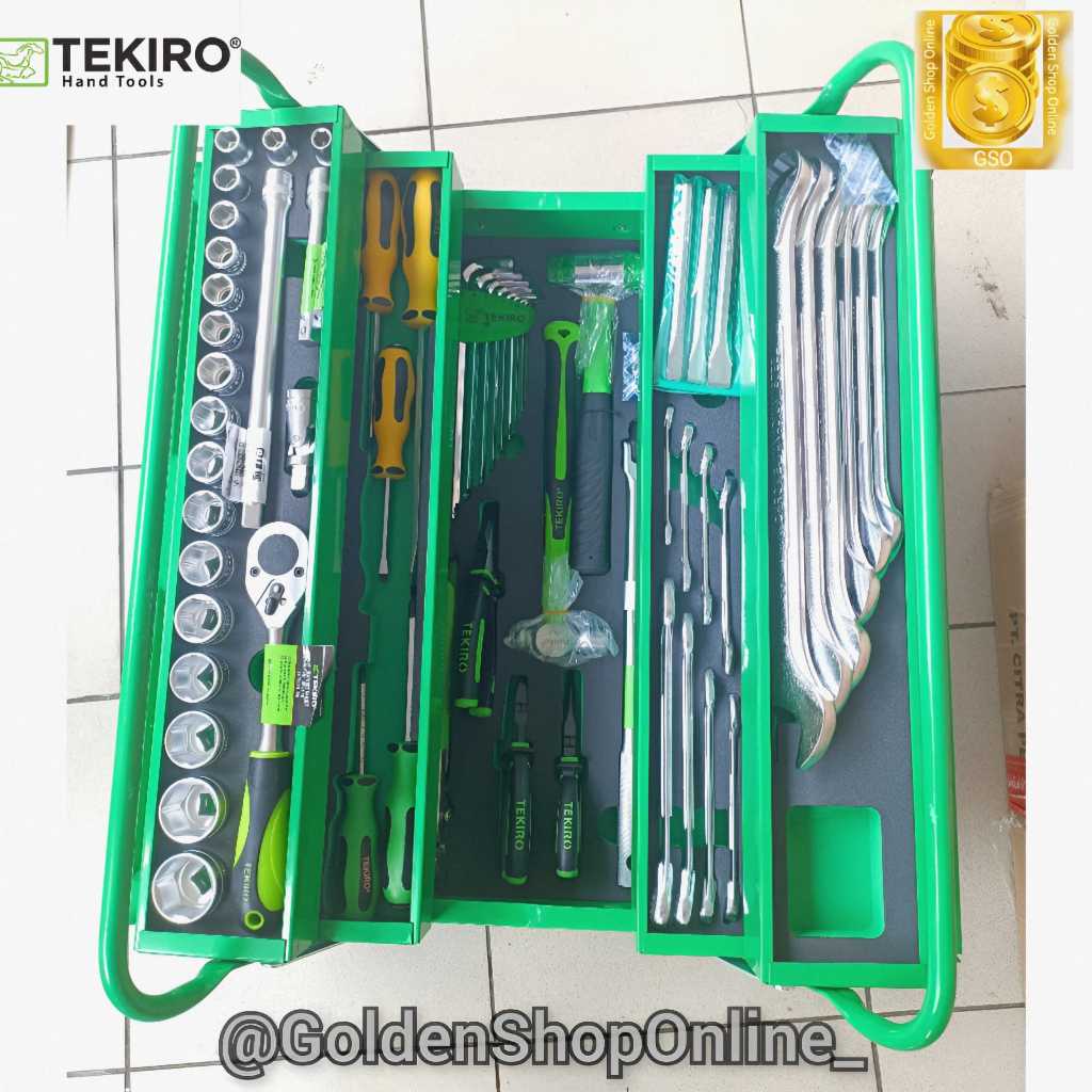 Tekiro Tool Box 66pcs _ Tool Kit Set isi 66pcs