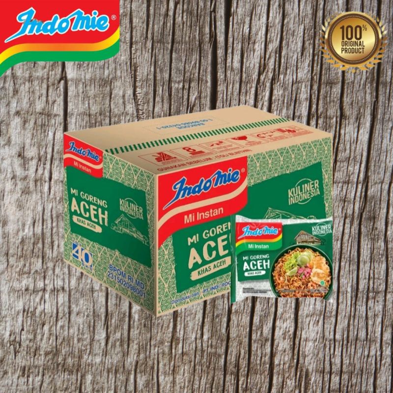 

1 Dus isi 40 pcs ~ Indomie Mi Goreng Aceh