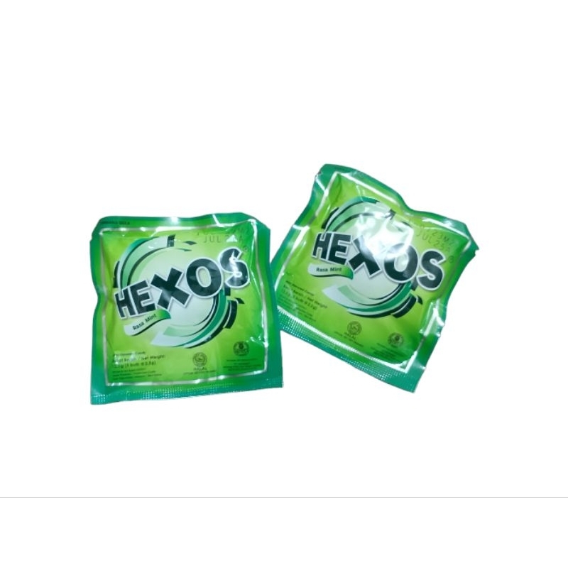 

Hexos Mint Permen Pelega Tenggorokan Sachet 5 Butir