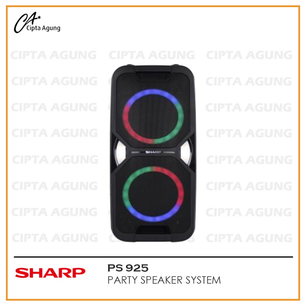 SHARP PARTY SPEAKER SYSTEM 8 INCH PS 925 / PS-925