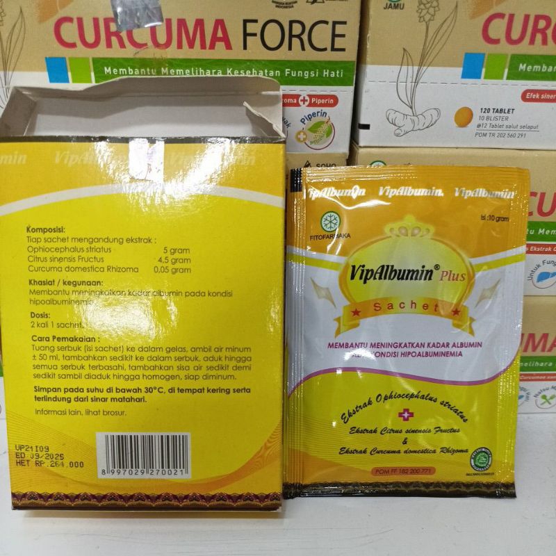 Vipalbumin plus sachet box