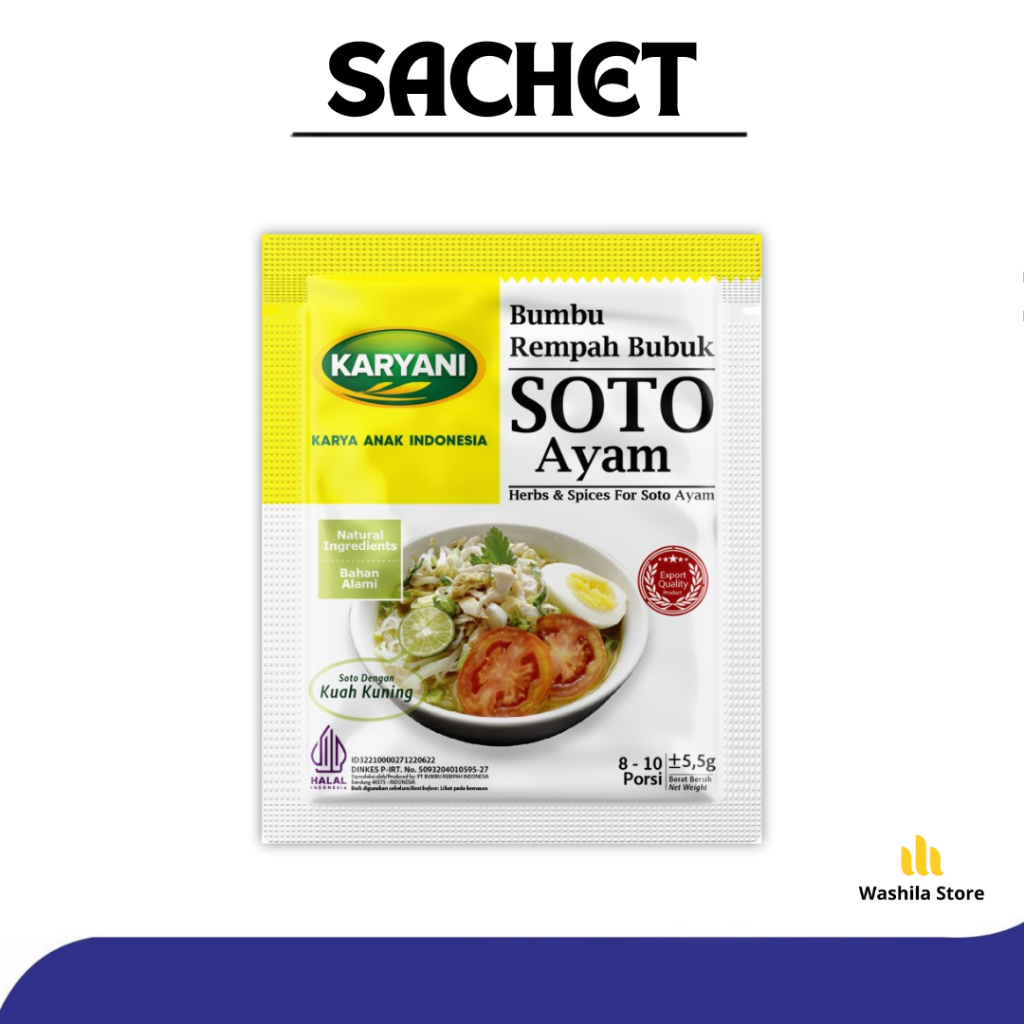 

SACHET - Bumbu Rempah Soto Ayam - KARYANI