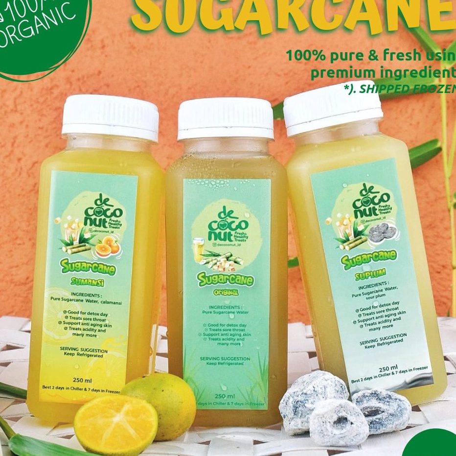 

★Dijual Murah➠ SUGARCANE 250ML (100% AIR TEBU MURNI) Z93