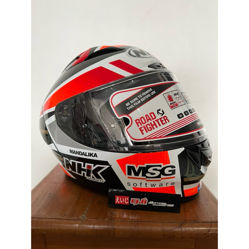 NHK GP R Tech Street Mandalika Black/Orange