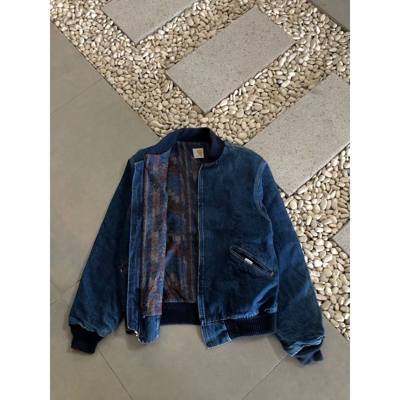 Vintage 1990's carhartt denim jacket