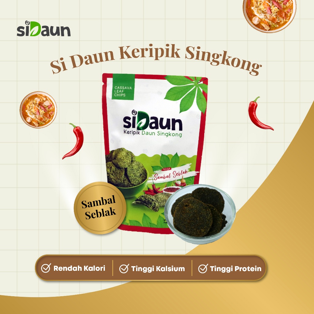 

SiDaun Singkong Sambal Seblak 40gr