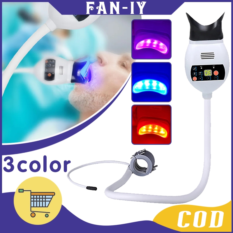 Alat Pemutih Gigi Dengan Lampu Led Tiga Warna Lampu Pemutih Salon Gigi Alat Bleaching Gigi Cahaya Bi